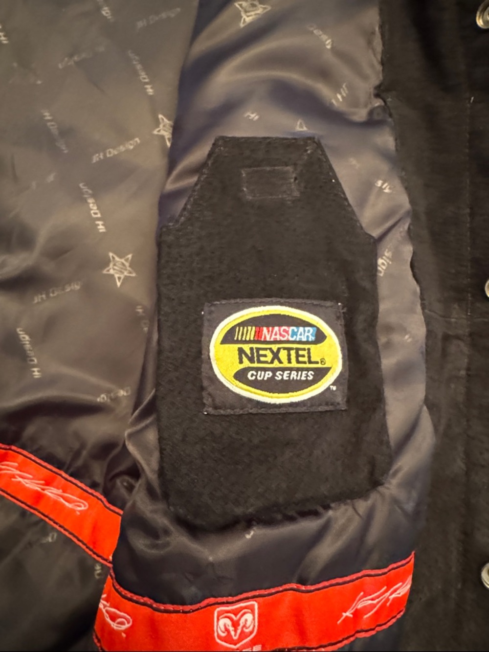 Dodge Dealers Black suede Racing Jacket - Kasey Kahne #9 - Picture 7 of 8